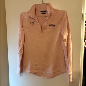 Vineyard Vines Light Pink Quarter-Zip Sweatshirt